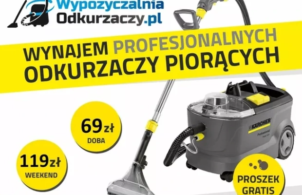 Wynajem odkurzaczy piorących - Zdjęcie 1