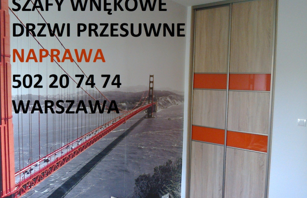 Naprawa drzwi przesuwnych w szafach - Zdjęcie 1