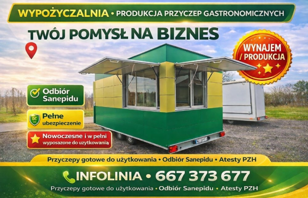 Wypożyczalnia - produkcja przyczep gastronomicznych - Zdjęcie 2