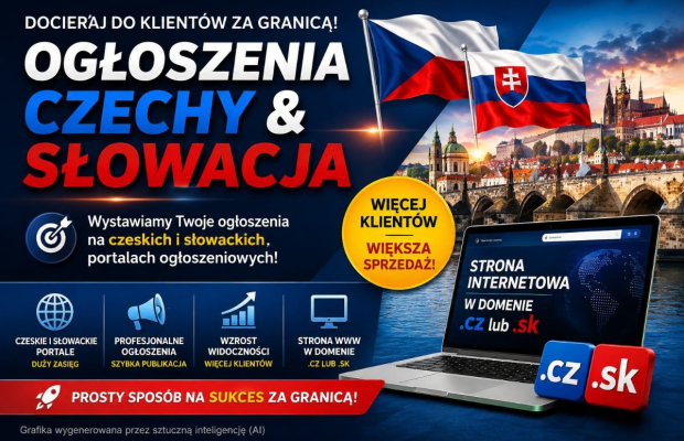 Czeskie i słowackie portale ogłoszeniowe - publikacja ofert - Zdjęcie 1