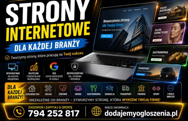 Projektowanie stron internetowych dla firm od banerów reklamowych - Zdjęcie 1