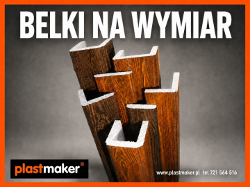 Zdjęcie: Belki drewnopodobne Plastmaker - dekoracja z charakterem